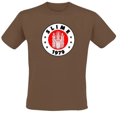 Produktbild von FC St. Pauli Fan T-Shirt Braun mit Frontdruck