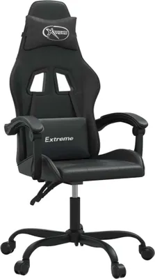 Produktbild von Gaming-Stuhl Drehbar Schwarz Kunstleder