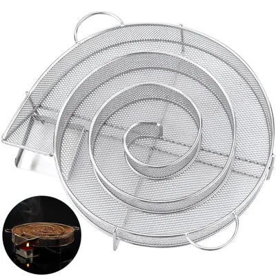 Produktbild von Rauchgenerator Räucherspirale Kaltrauch - 25 x 18 x 4 cm - Edelstahl - Für Räucherofen und Grill