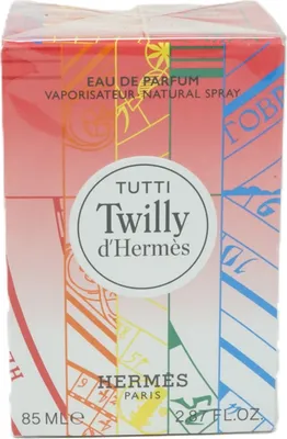 Zdjęcie produktu dla Hermes Tutti Twilly d'Hermès, Kobiety, 85 ml, Perfumy w płynie, ALCOHOL • PARFUM (FRAGRANCE) • AQUA (WATER) • BENZYL SALICYLATE • LIMONENE •..., Francja, 1 szt.