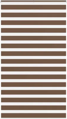Produktbild von Doppelrollo Braun 130x230 cm Stoffbreite 125,9 cm Polyester