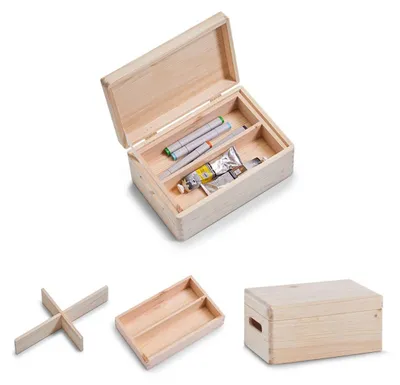Produktbild von Zeller Aufbewahrungsboxen-Set braun