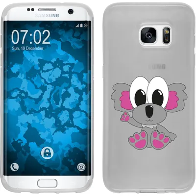 Produktbild von PhoneNatic Case kompatibel mit Samsung Galaxy S7 Edge Silikon-Hülle Cutiemals M6
