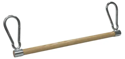 Immagine prodotto di Sbarra trapezio in legno - 75 cm - Portata fino a 80 kg - Per ginnastica e altalena