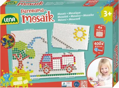 Produktbild von LENA®|Simm Mosaik Set Panoramabild XL color 10 mm
