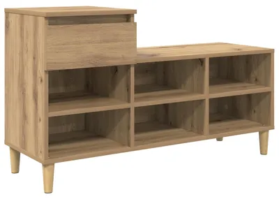 Obrázok produktu pre vidaXL Skriňa na topánky Artisan dub 102 x 36 x 60 cm Materiál na báze dreva