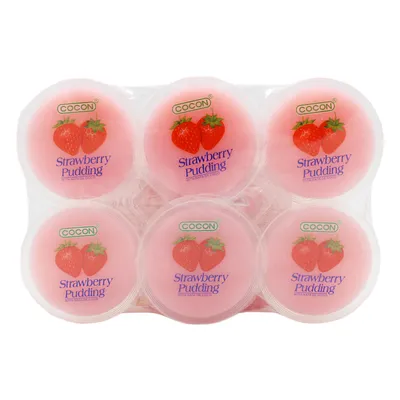 Produktbild von Cocon Nata de Coco Dessert mit Kokosnussgel - Erdbeergeschmack - 480 g