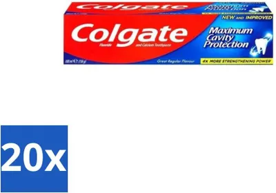 Produktbild von Colgate Zahnpasta Maximaler Kariesschutz 100 ml - Vorteilspack - 20 Stücke