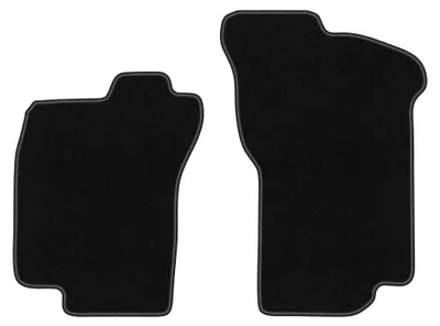 Productafbeelding van Velours voormatten voor Fiat Tipo I 1988-1995 (hatchback) – 2-delig, zwart, op maat – Wielganizator BASIC