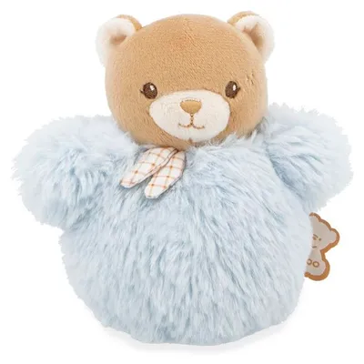 Produktbild von Kaloo Kuschelbär blau - weicher Plüschbär für Babys und Kleinkinder