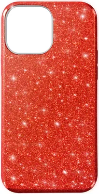 Produktbild von Avizar, Glitzer-Schutzhülle für Apple iPhone 13 Pro Max, Rot
