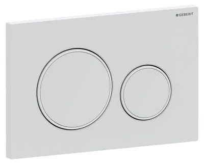 Immagine prodotto di Geberit Sigma20 plaques de déclenchement pour rinçage à 2 quantités, rond, 115.882.01.1, 115.882.01.1
