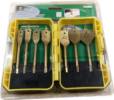 Produktbild von Set mit 7 Flachfraesbohrer (Holzbohrer)