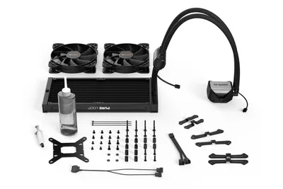 Produktbild von be quiet! 6 Kühlventilator/Heizer/Pumpe - Kühlsystem, Spielkonsole - 140 mm Maximum Fan Diameter - 2 x Fan(s) - 1600 U/Min - Wasserkühlung Kühler - Rillenlager - Compatible Intel Socket: LGA-1200, H3 LGA-1150, H4 LGA-1151, H2 LGA-1155 - Compatible AMD Socket: AM4, AM3+ - Weiß LED - Kupfer - Aluminium Radiator - 9,1 Jahr(e) Lebensdauer
