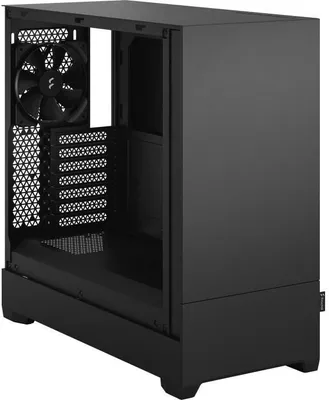 Image de Boîtier PC Fractal Design Pop Silent Black TG, ATX, 3 Ventilateurs, Panneaux Insonorisés, USB 3.1 Type C Ready