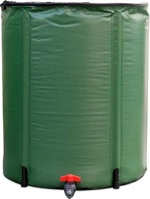 Produktbild von GOPLUS 200 L Faltbarer Wasserbehälter, Falteimer mit Zapfhahn, Wasserkanister mit Filter, Faltschüssel aus Kunststoff, Deckel mit Reißverschluss