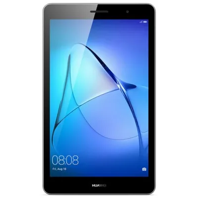 Produktbild von Huawei MediaPad T3 3G 8 GB 17,8 cm (7") Mediatek 1 GB Wi-Fi 4 (802.11n) Android 7.0 Schwarz, Grau