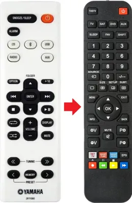Produktbild von Fernbedienung passend für YAMAHA MCR-B043 | MCRB043