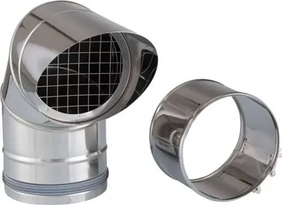 Produktbild von Zehnder Außenluftbogen für ComfoVent Fassadensystem 180 UE