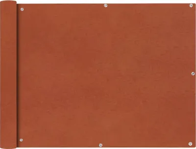Zdjęcie produktu dla Parawan balkonowy z tkaniny oxford 90x400 cm terakota