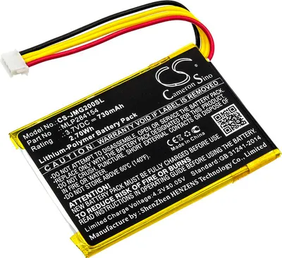 Produktbild von TECHTEK Akku Kompatibel mit [JBL] Go 2, Go 2H Ersetzt GO2/MLP284154, für MLP284154