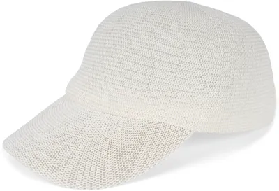Produktbild von styleBREAKER Papierstroh Baseball Cap einfarbig | luftiges Sommer Basecap mit Metallschnalle verstellbar | Uni Cap mit Schweißband für Damen und Herren