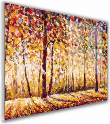 Zdjęcie produktu dla OBRAZ NA SZKLE PROSTOKĄTNY 100x70cm 112 Jesień