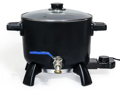 Wachsschmelzer 6L mit Ausgießer, Antihaft, Temperaturregelung