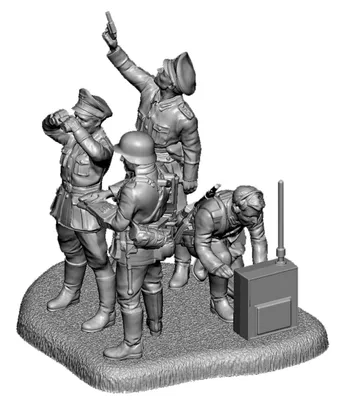Obrázek produktu pro Zvezda 1:72 Německé velitelství 2. světová válka