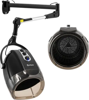 Obrázek produktu pro Expondo physa Fén na vlasy – montáž na zeď – s ionizační funkcí – 1000 W – 70 °C