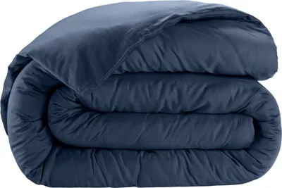 Image de Housse de couette en satin de coton Uni