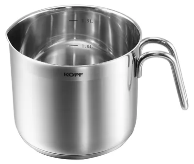 Produktbild von Kopf Milchtopf Josie Ø 14 cm Höhe 12 cm 1,5 Liter Edelstahl