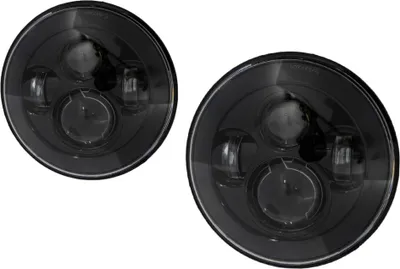 Zdjęcie produktu dla 7-calowe reflektory LED CREE do Wrangler JK TJ LJ Defender Mercedes W463 Black.