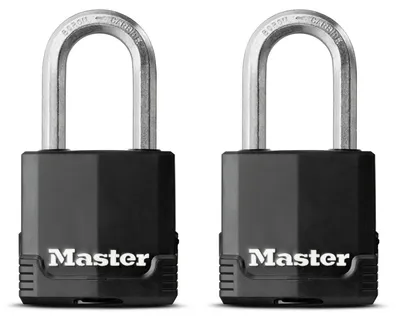 Obrázok produktu pre Set 2 ks visiacich zámkov z vrstvenej ocele M115EURTLF - Master Lock Excell - 48mm