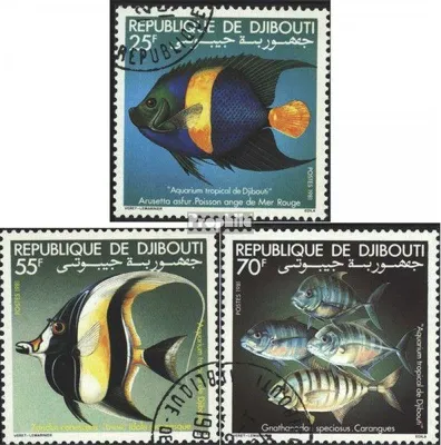 Produktbild von Briefmarken Dschibuti 1981 Mi 296-298 (kompl.Ausg.) gestempelt Aquarium von Dschibuti