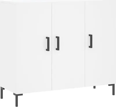 Immagine prodotto di Credenza Bianca 90x34x80 cm in Legno Multistrato