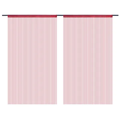 Produktbild von "2026 MODERNE"Fadenvorhänge - Sonnenschutz - schwere Qualität - 2er-set - multifunktional& Moderne - 100 x 250 cm Burgunderrot - Gardinen & Vorhänge CC3622196