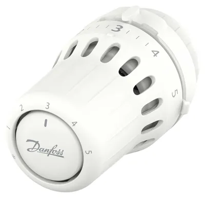 Productafbeelding van Thermostaatkop Danfoss React™ RA Click, wit, 015G3090
