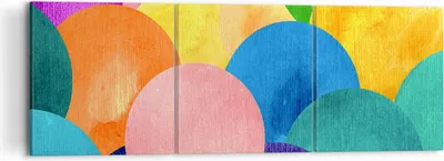 Produktbild von Bild auf Leinwand - Leinwandbild - Abstraktion modern - 120x40cm - Wand Bild - Wanddeko - Leinwanddruck - Bilder - Kunstdruck - Wanddekoration - Leinwand bilder - Wandkunst - CA120x40-3794