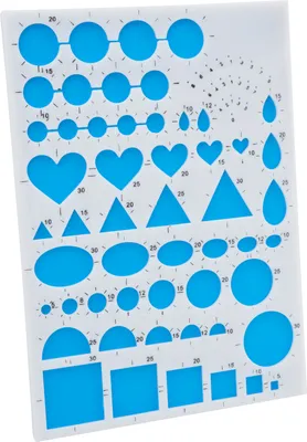 Produktbild von VBS Quilling Schablone inkl. Schaumstoff-Unterlage