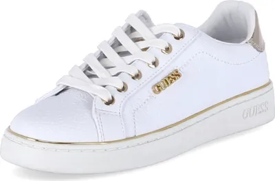Produktbild von Guess - Schuhe - Sneakers - FL5BEK-FAL12-BECKIE-WHITE - Damen - white,gold - 40
