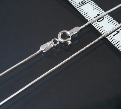 Produktbild von Kette Schlangenkette 925 Silber massiv 1,1mm Niklarson 45cm 18210-45