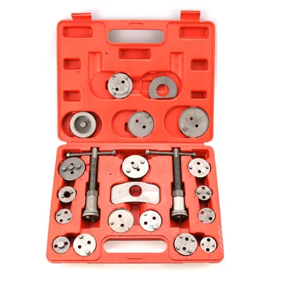 Produktbild von 21 tlg Bremskolbenrücksteller Rücksteller Satz KFZ Bremskolben Werkzeug Universell Bremssattel Einstellung der Bremsen Wind Zurück Kolben Tool Kit