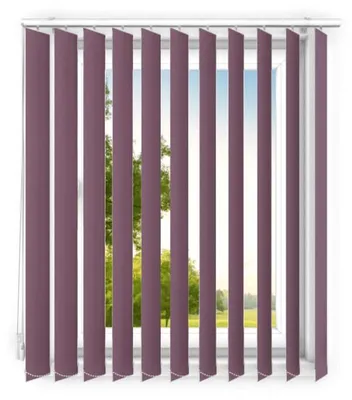Produktbild von Time4blinds - Lamellenanlage Verdunkelungslamellen - 200x170 cm - Violett