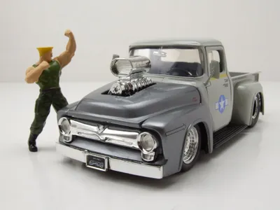 Produktbild von Jada Street Fighter 1956 Ford Pickup 1:24 + Guile 253255057