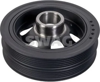 Produktbild von SWAG 33 10 4741 Riemenscheibe Kurbelwelle für FORD Transit Mk7 Kastenwagen (V363, FCD, FDD) 166mm
