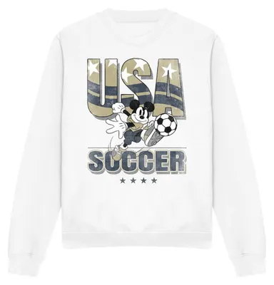 Image de Disney - Sweat-shirt « USA Soccer » pour homme/femme, unie TV34762 (XXL) (blanc)