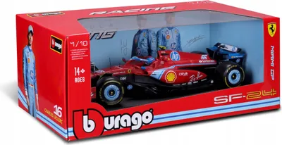 Immagine prodotto di Bburago 16815S-1 Ferrari SF-24 #55 Formula 1 Miami GP 2024 rosso Sainz 1:18