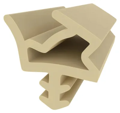 Produktbild von Holzzargendichtung für Holztüren - Beige - 5 Meter - Türdichtung - Zimmertür - Haustür - Steckdichtung - Dichtung