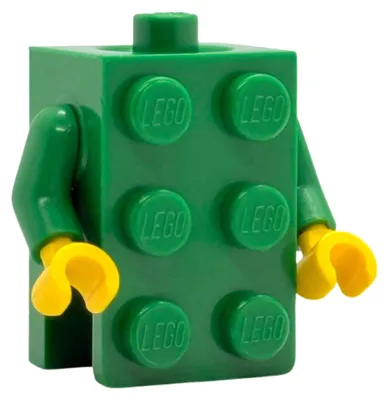 Imagen del producto de LEGO, torso verde (37191c09) – nuevo